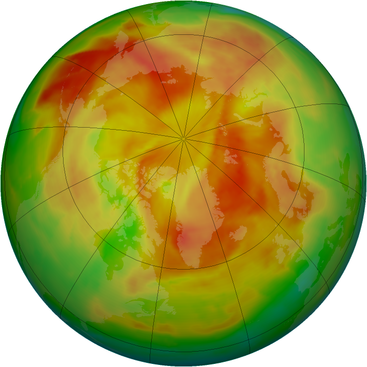 Arctic ozone map for 01 May 2015